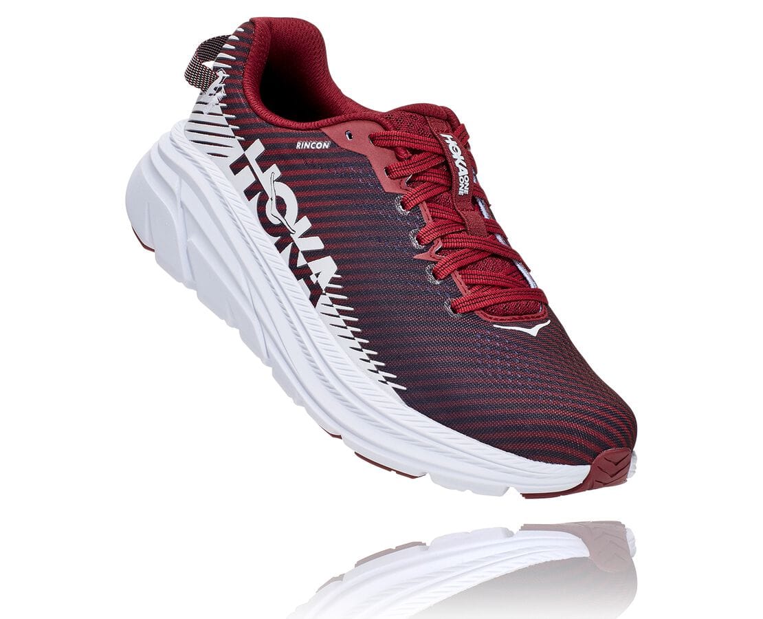 Hoka One One Rincon 2 Női Gyalogló Cipő Sötét Barna / Fehér [SAJVE-0238]